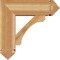 Ekena Millwork Legacy Arts and Crafts Rough Sawn Bracket w/ Offset Brace, Western Red Cedar, 8"W x 24"D x 24"H BKT0806X24X24LEC03RWR - alternate 3